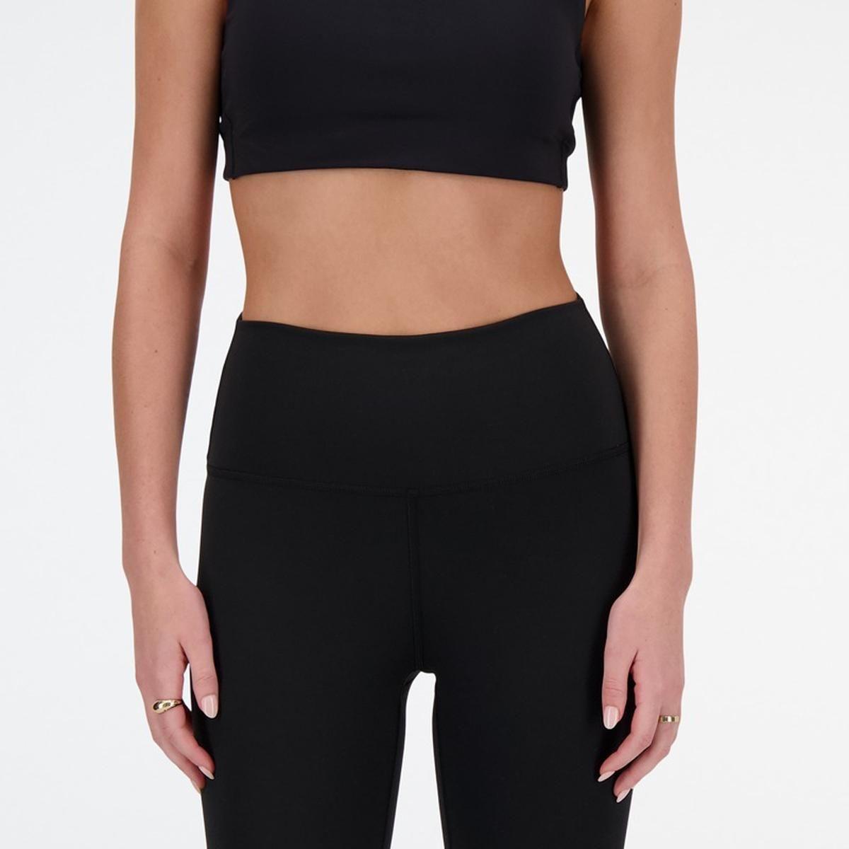 Calza Larga Running Mujer New Balance High Rise Negra-4