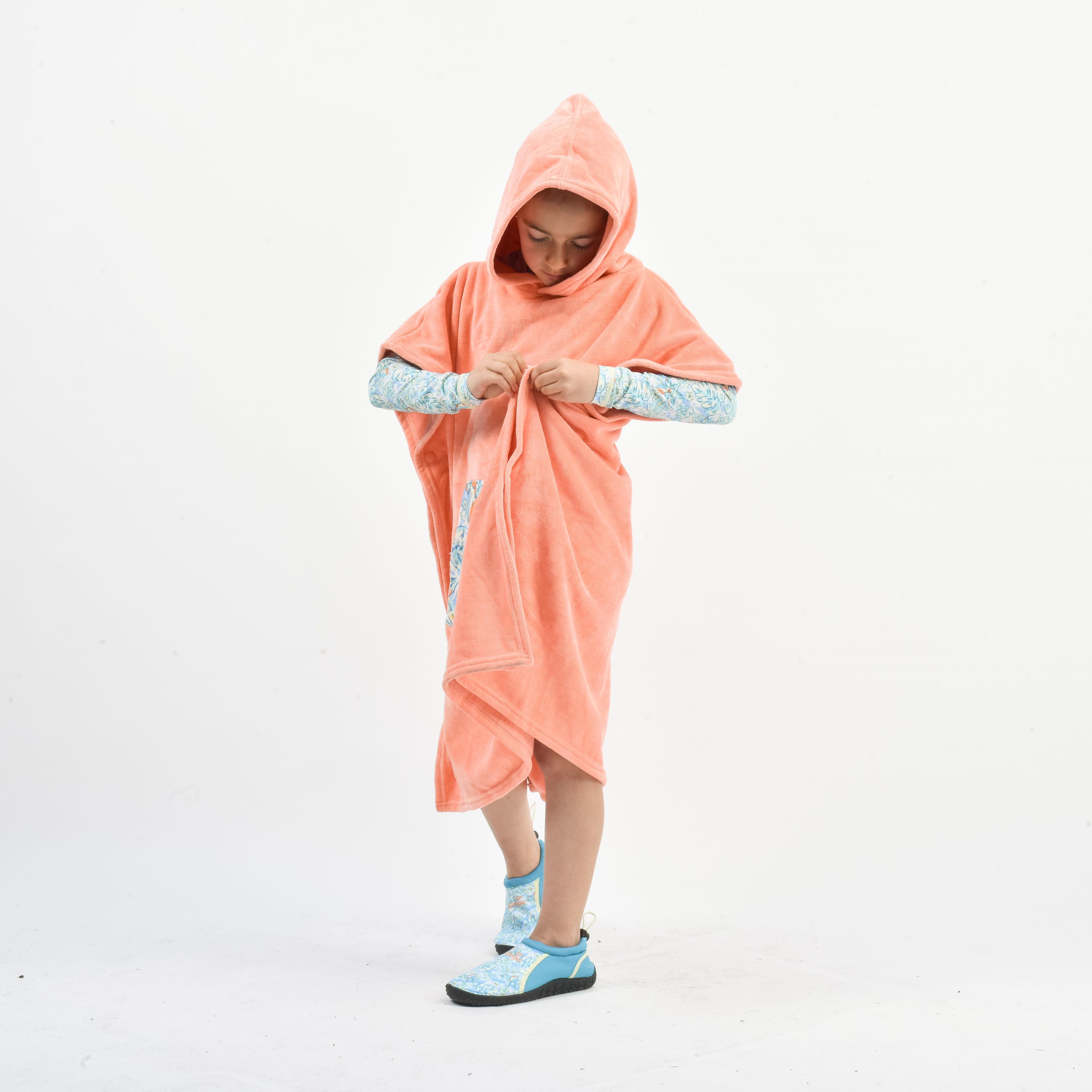 Poncho Toalla Niños Spoga Surf Terry Damasco-3