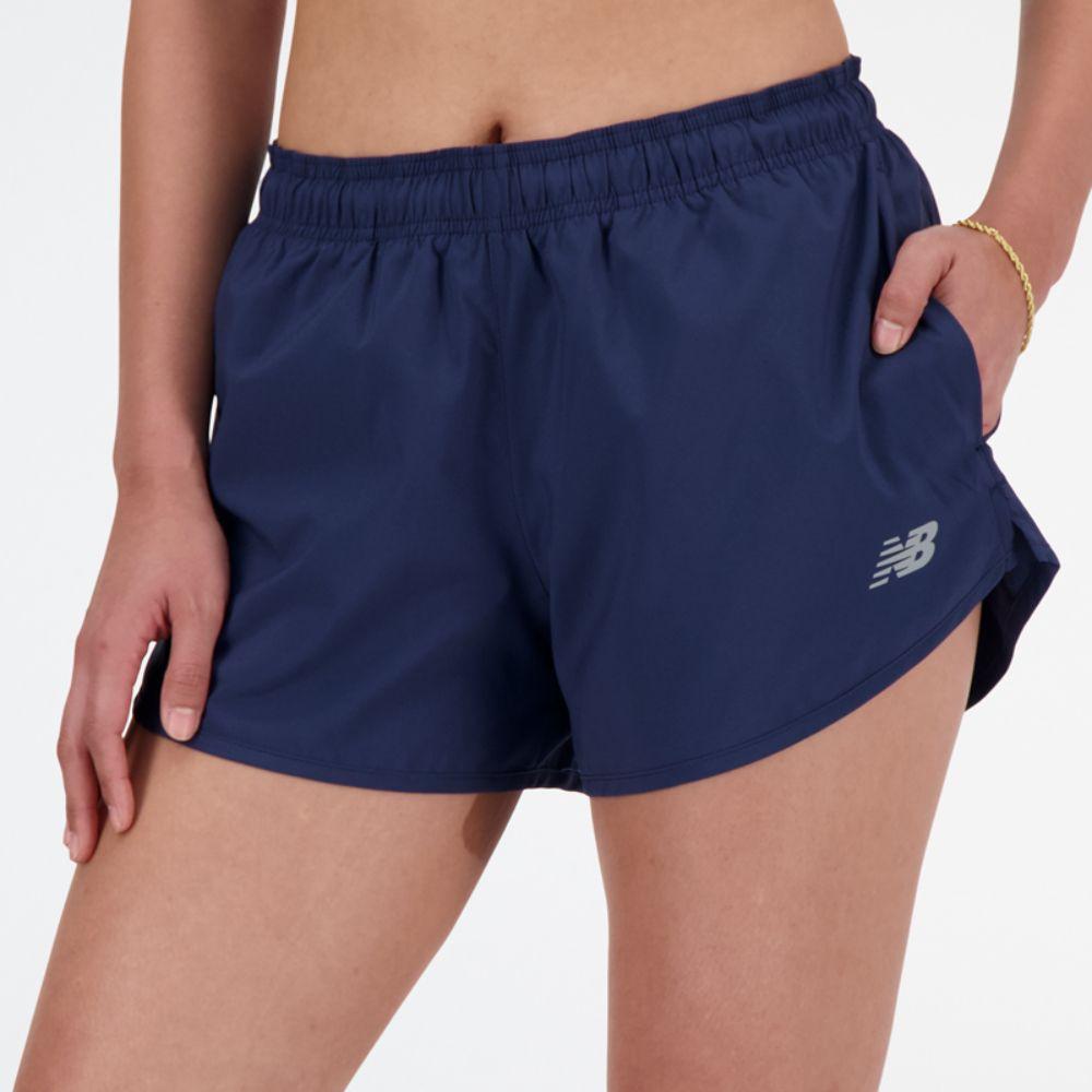 Shorts Mujer New Balance Azul Marino-3
