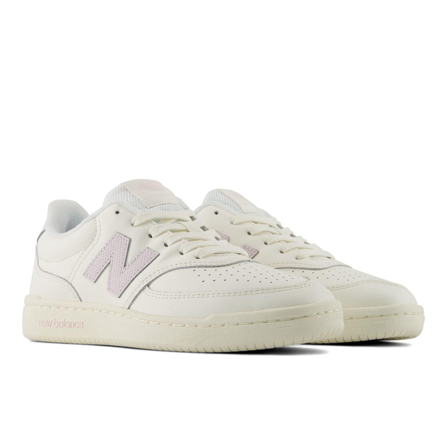 Zapatillas Urbanas Mujer New Balance 80 Blanca/Rosa-3