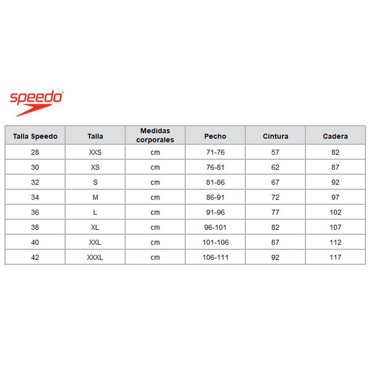 Traje de Baño Natación Mujer Speedo Allover Fixed Multicolor-6