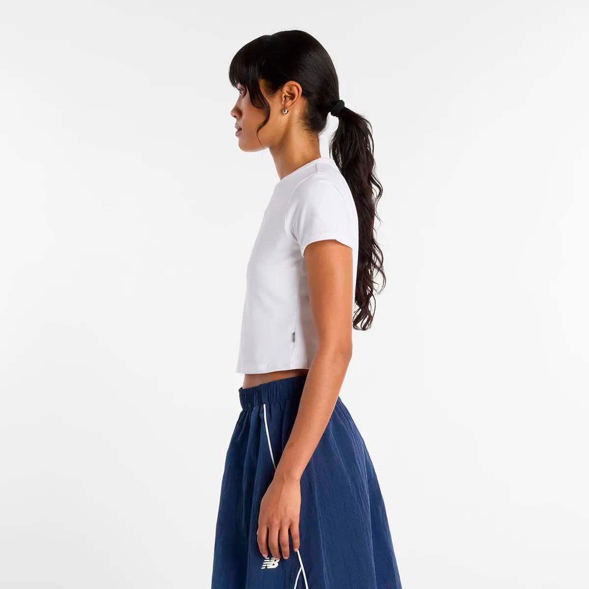 Polera Lifestyle Mujer New Balance Trackside Ringer T-Shirt-2