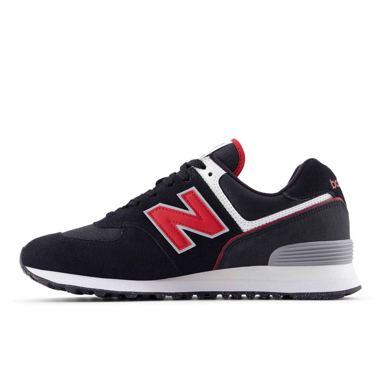 Zapatillas Urbanas Unisex New Balance 574 Negro/Rojo-1