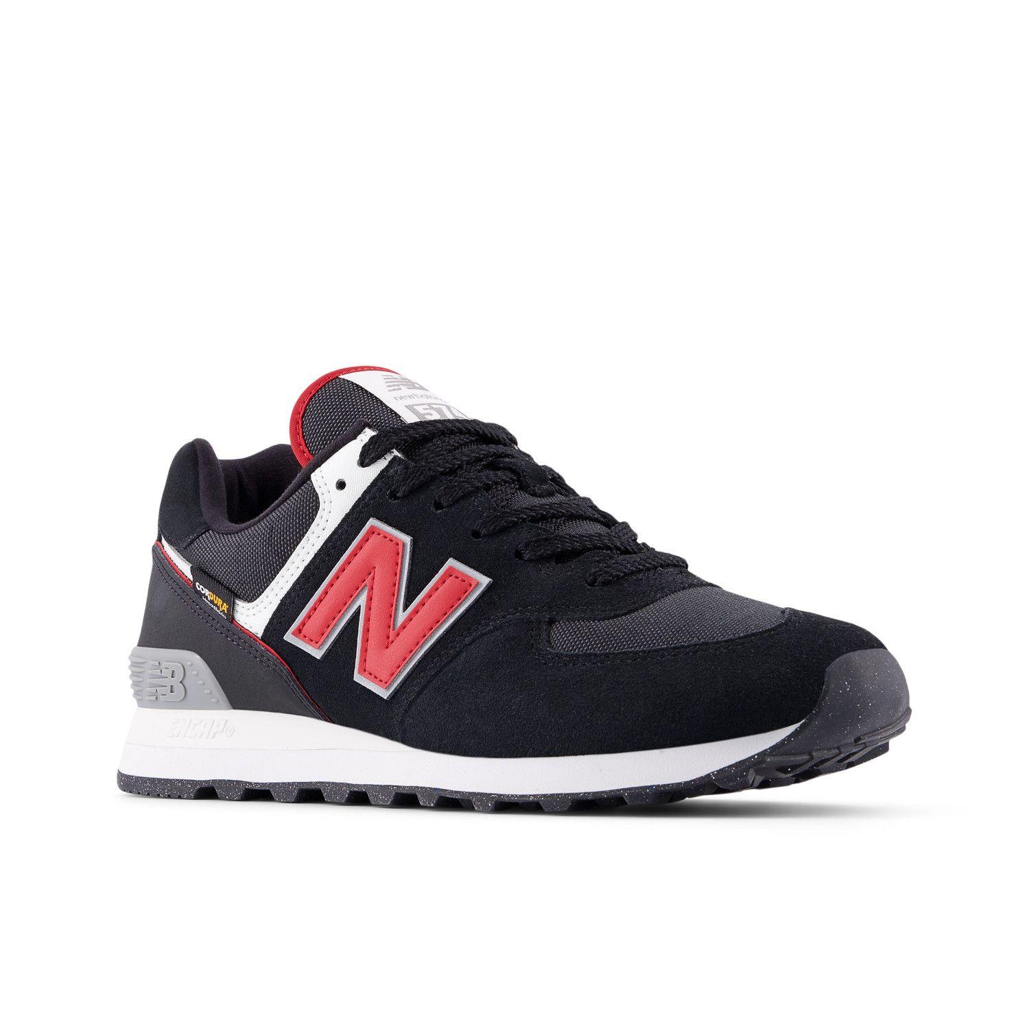 Zapatillas Urbanas Unisex New Balance 574 Negro/Rojo-2