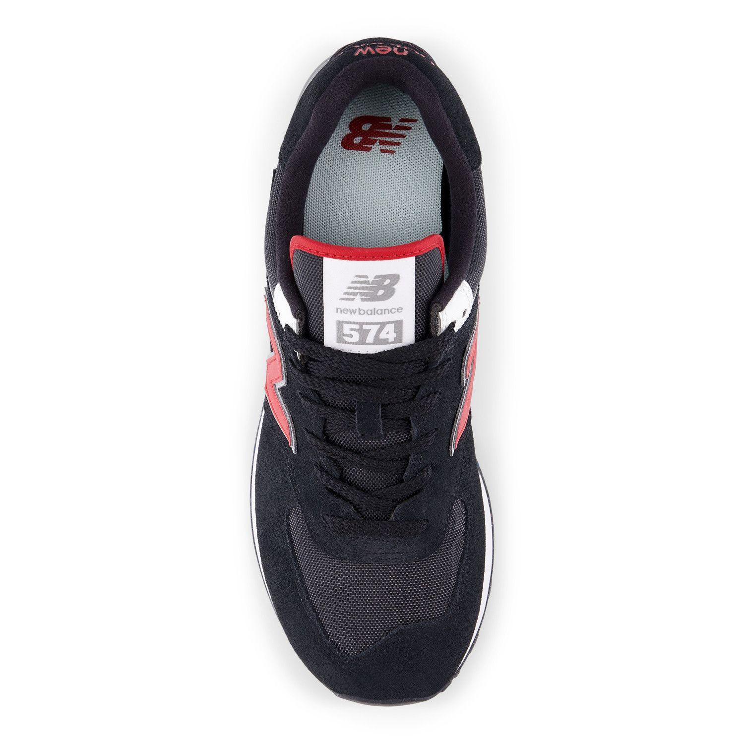 Zapatillas Urbanas Unisex New Balance 574 Negro/Rojo-3