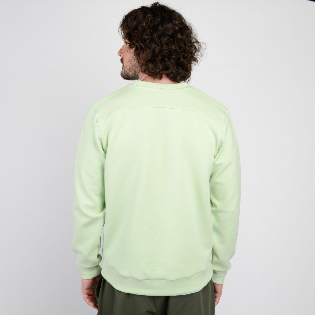 Polerón Spyder Lifestyle Crew Hombre Verde-1