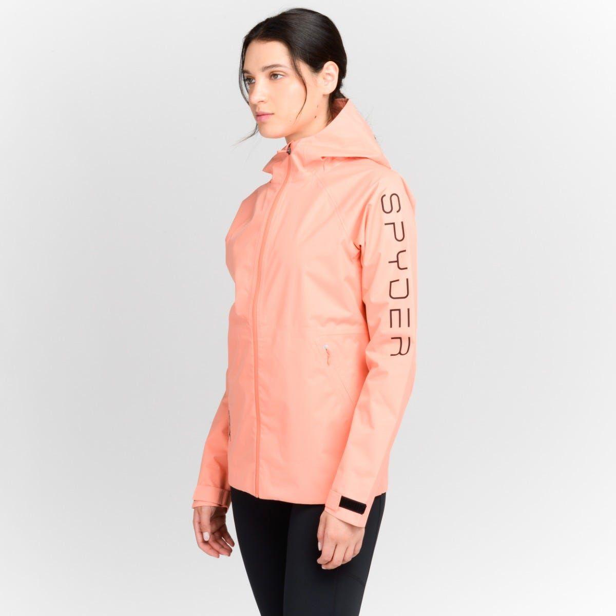 Cortaviento Mujer Spyder Impermeable Alphine Rosado-1