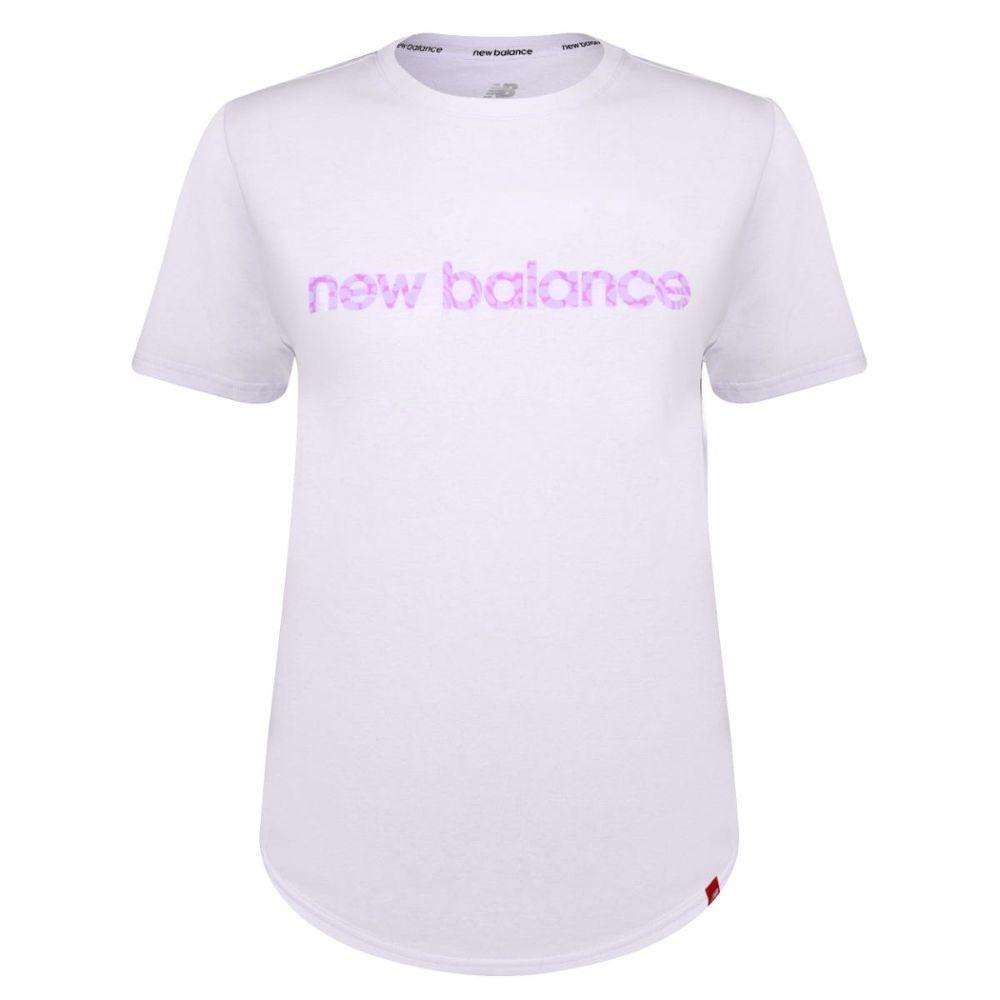 Polera Lifestyle Mujer New Balance Blanca-0