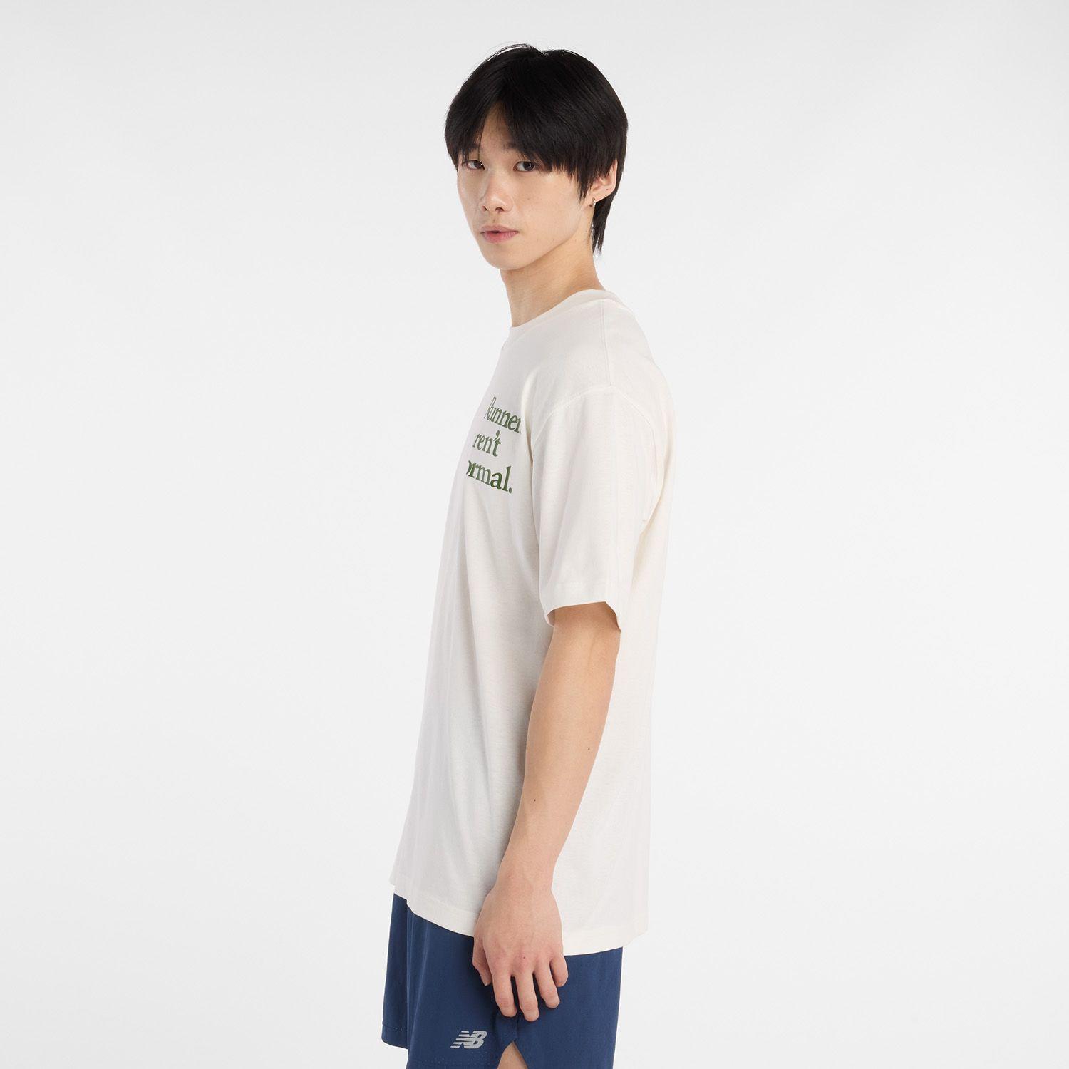 Polera Lifestyle Hombre New Balance Runners Blanca-1