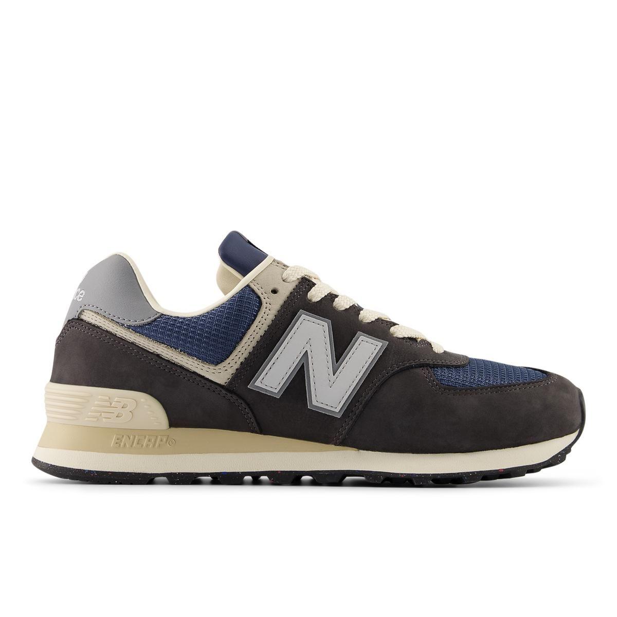 Zapatillas Urbanas Unisex New Balance 574 Café/Azul-0