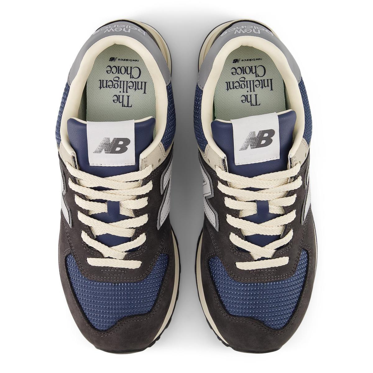 Zapatillas Urbanas Unisex New Balance 574 Café/Azul-2