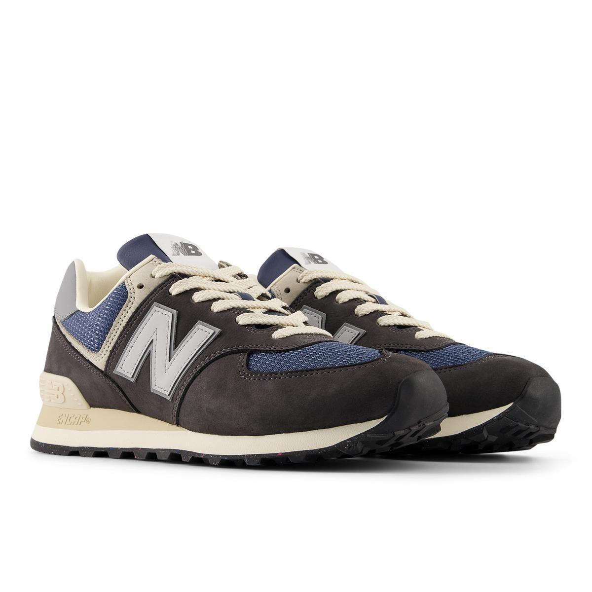 Zapatillas Urbanas Unisex New Balance 574 Café/Azul-3