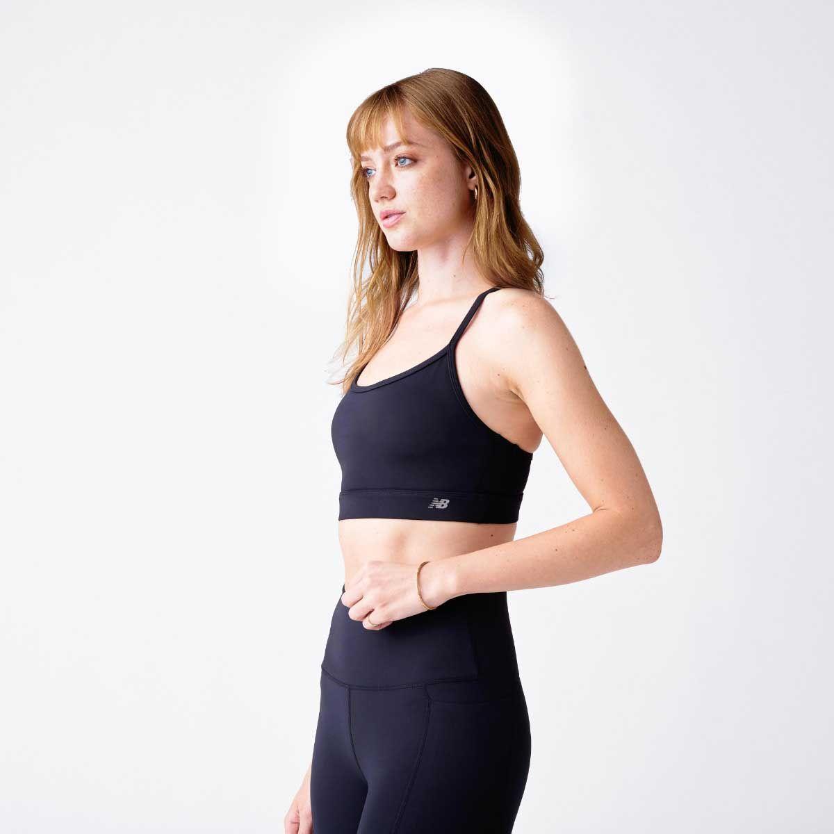 Peto Running Mujer New Balance Essential Yoga Bra Negro-2