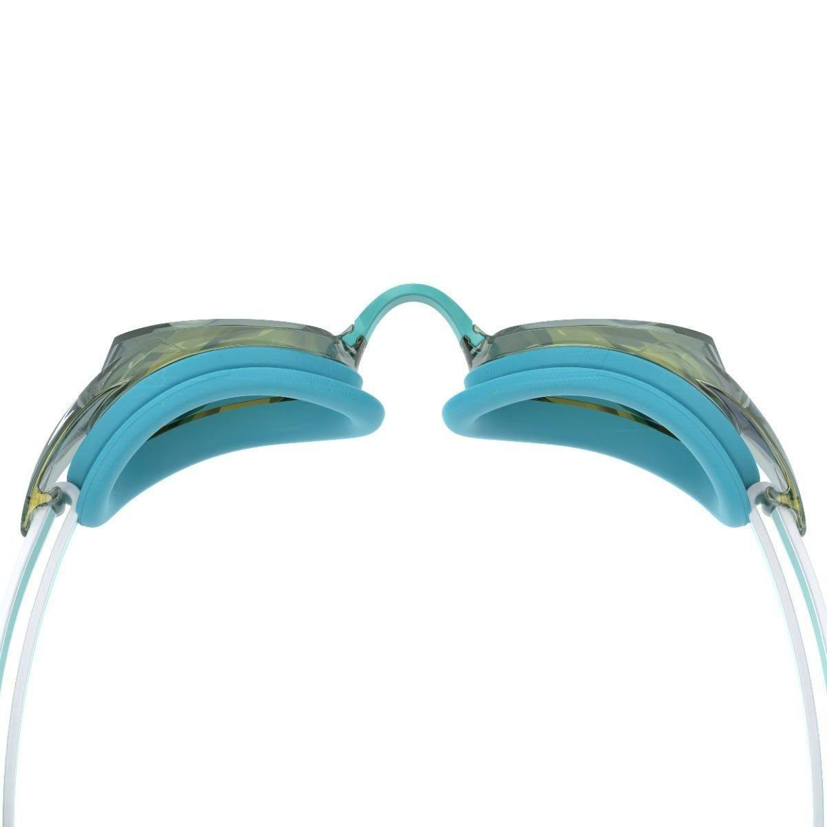 Anteojos Natación Mujer Speedo Vanquisher 3.0 Celeste-4