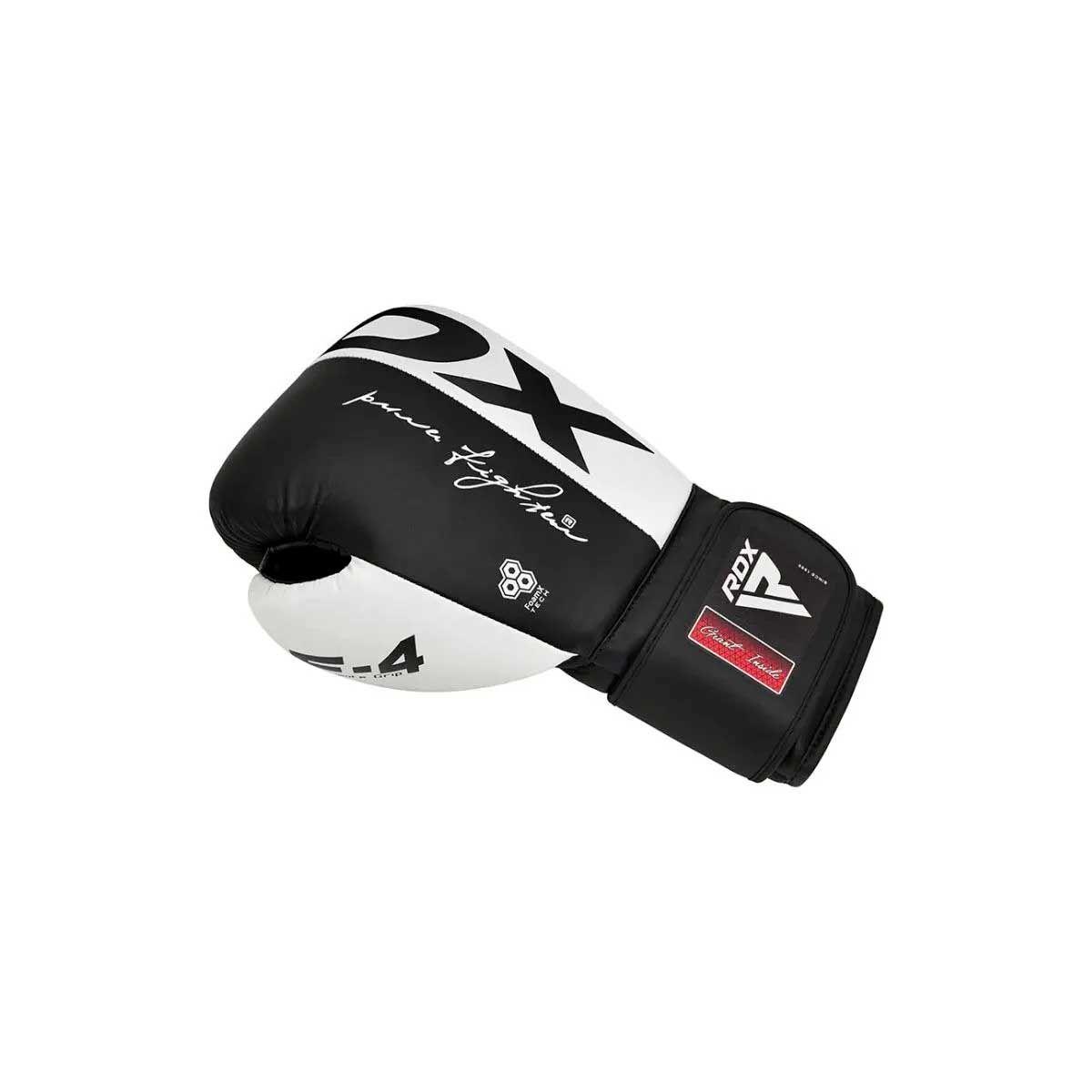 Guantes Boxeo RDX Sparring Negro 12 oz-3