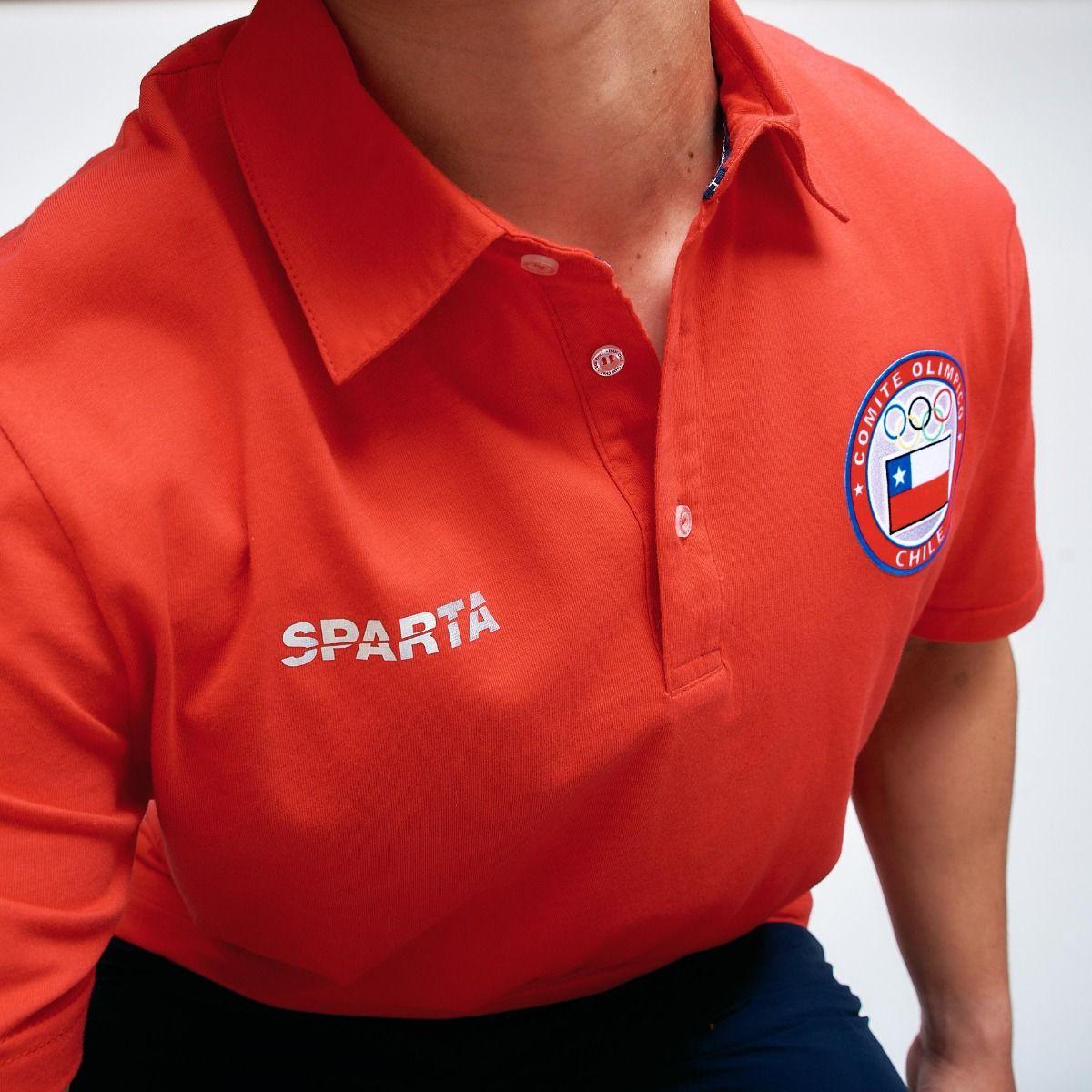 Polera Hombre Sparta Team Chile Roja-2