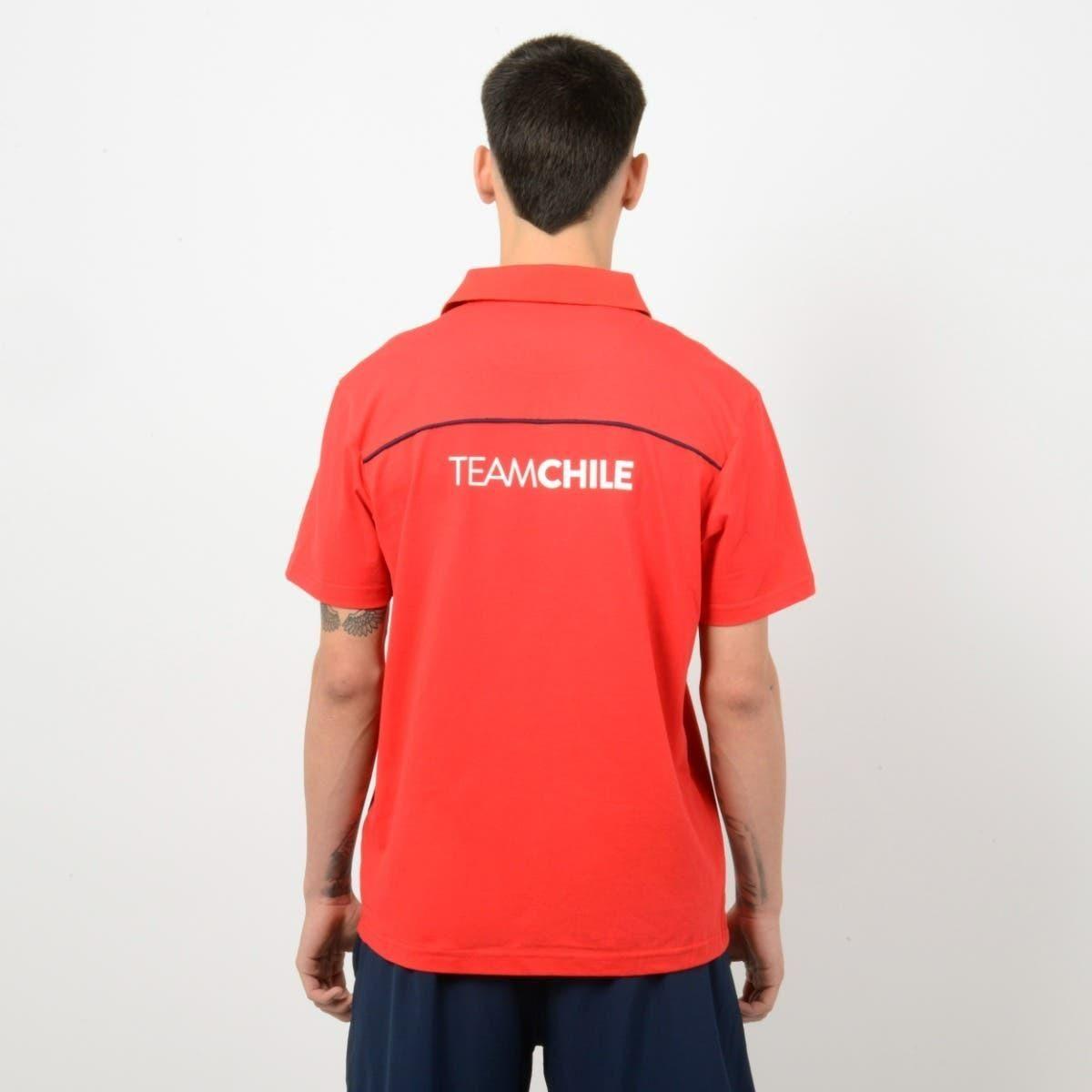Polera Hombre Sparta Team Chile Roja-2