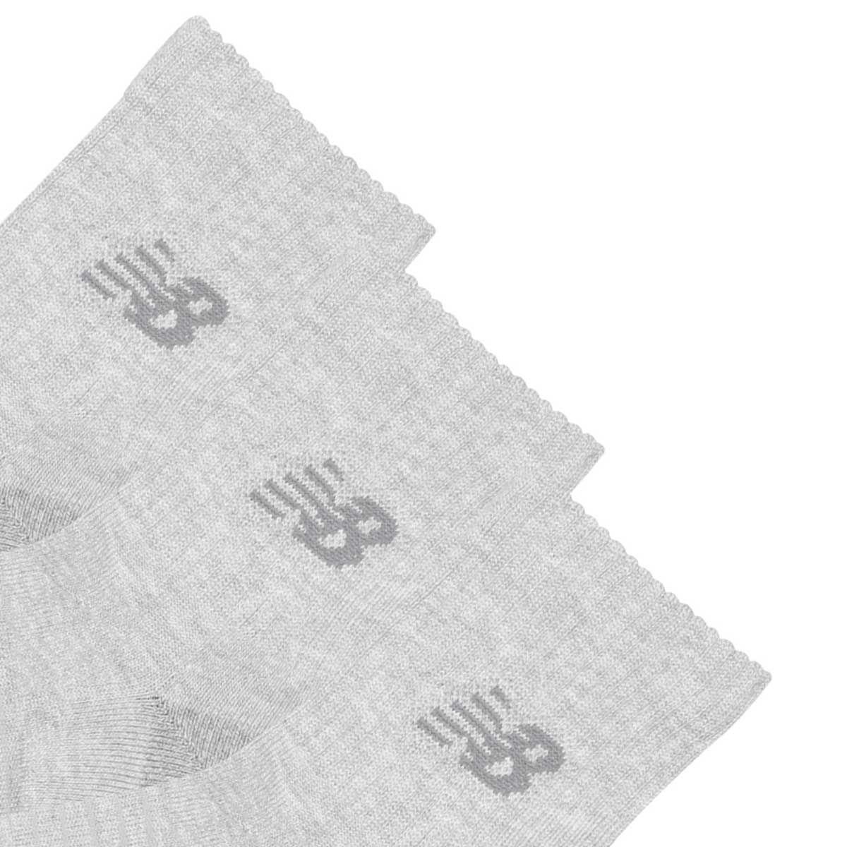 Calcetines 3 Pares Unisex New Balance Active Quarter Gris-3