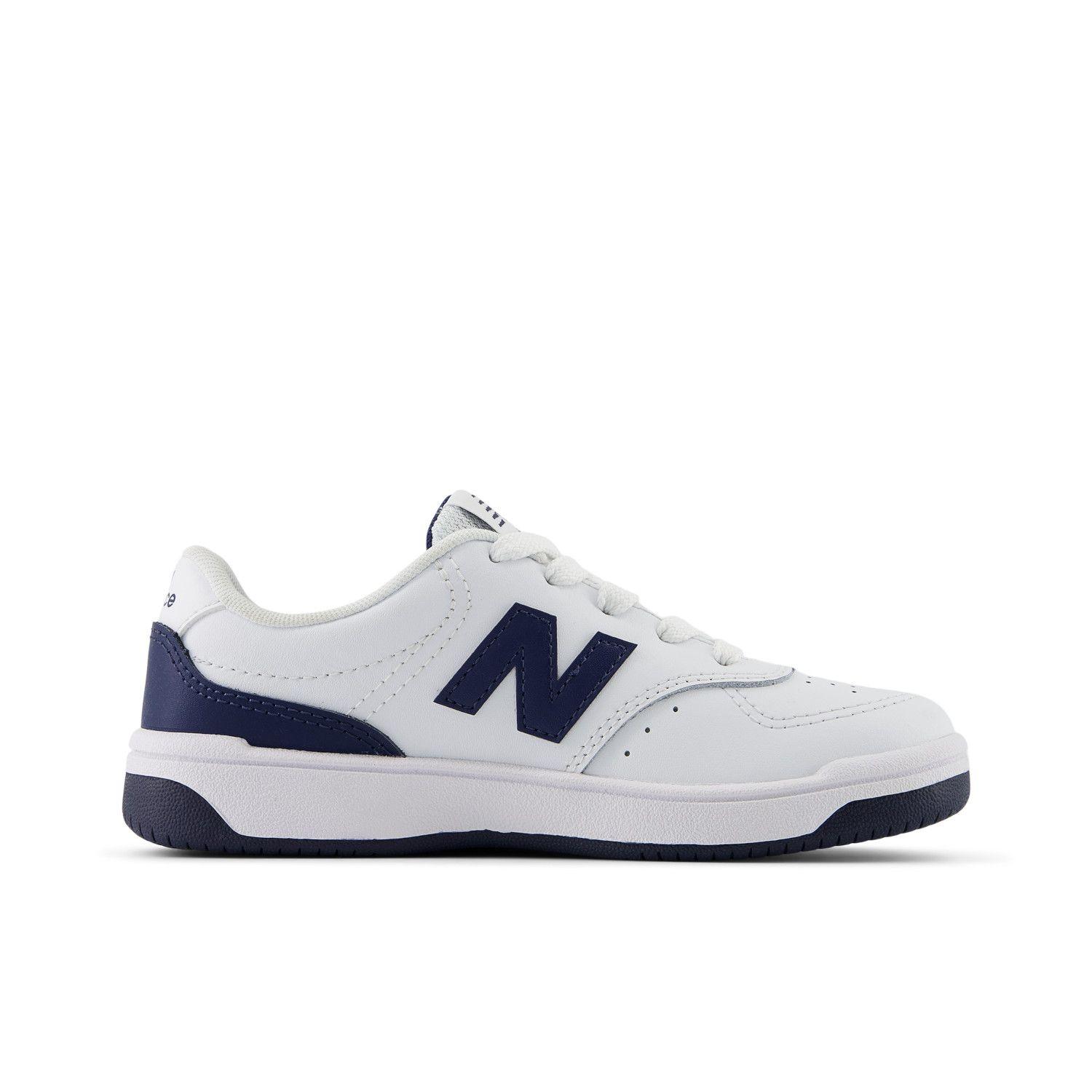 Zapatillas Urbanas Niño New Balance 80 Blanca/Azul-0