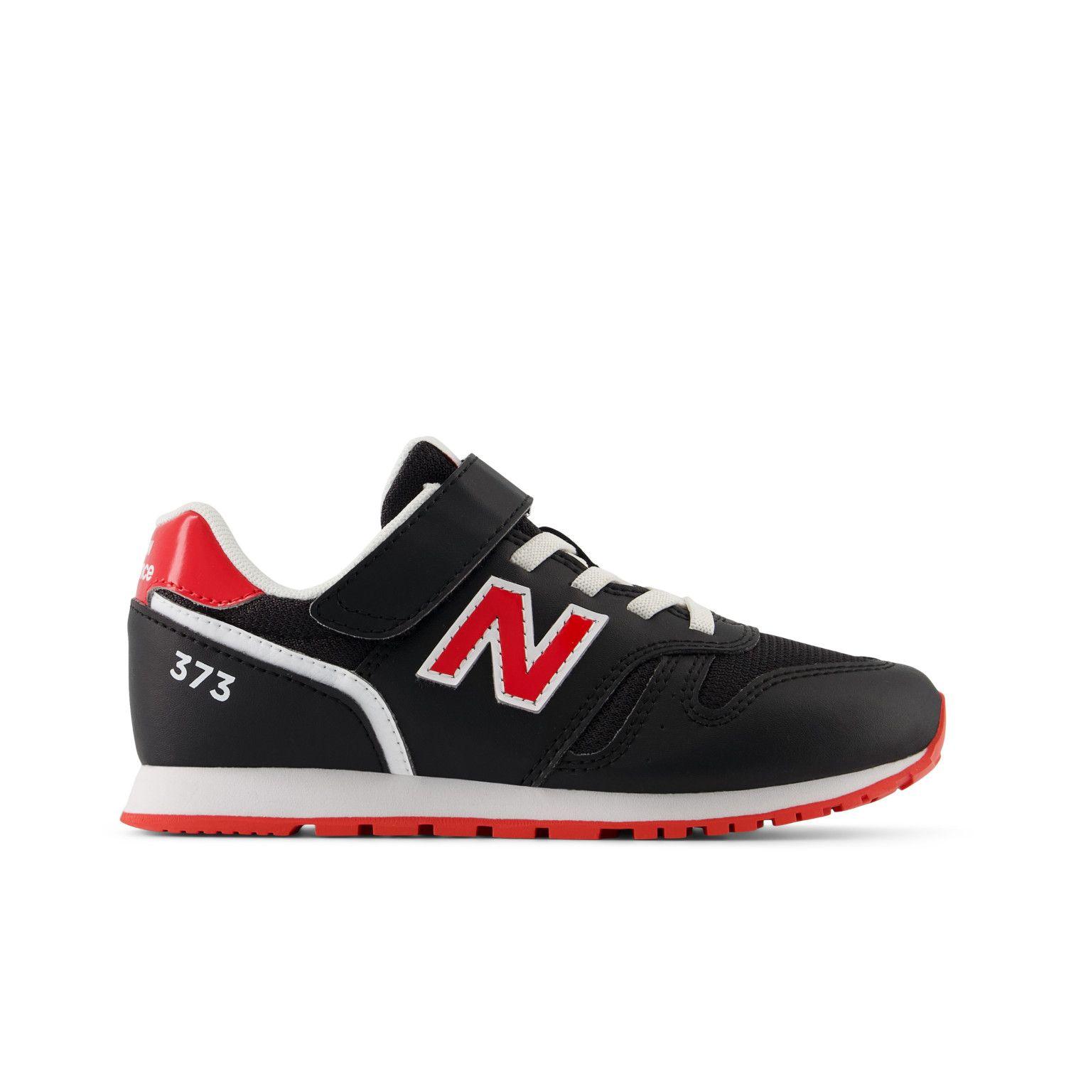 Zapatillas Urbanas Niños New Balance 373 Negra/Roja-0