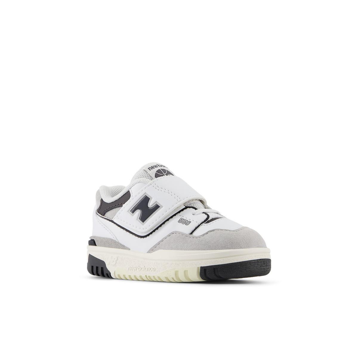 Zapatillas Urbanas Infantil New Balance 550 Blanca/Negro-3