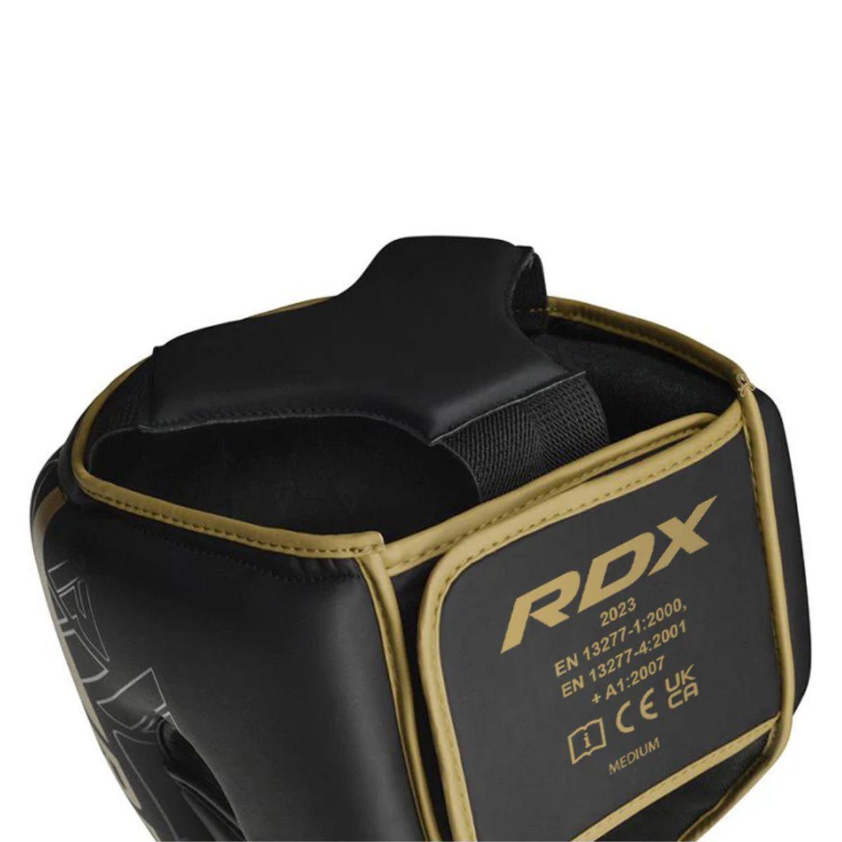 Casco Boxeo RDX F6 Kara Negro L-4