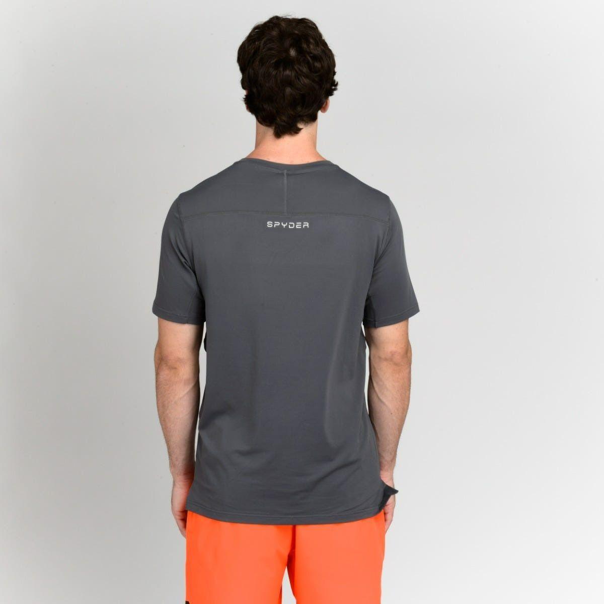 Polera Entrenamiento Hombre Spyder Sport Gondola Gris-2