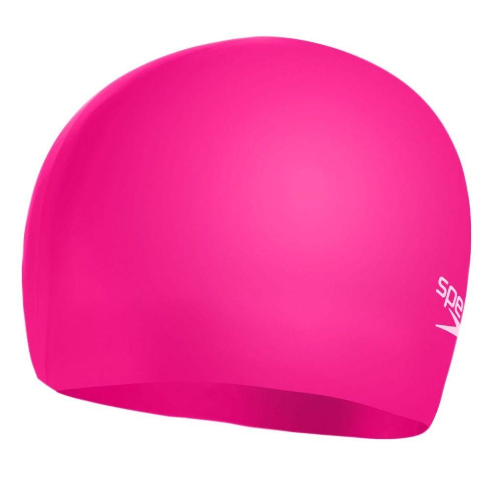 Gorro Natación Junior Speedo Plain Moulded Rosado-0