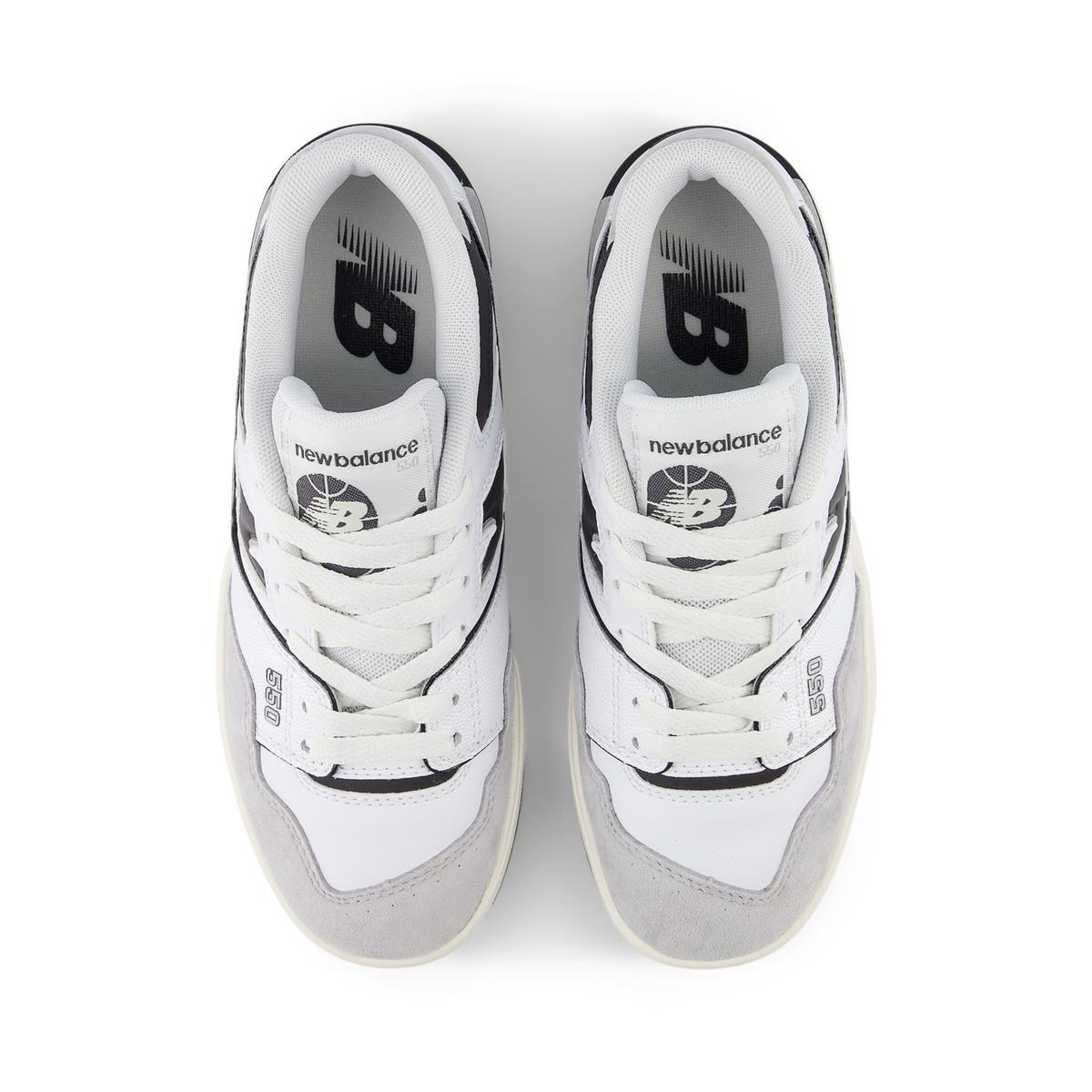 Zapatillas Urbanas Niño  New Balance 550 Blanca/Negro-2