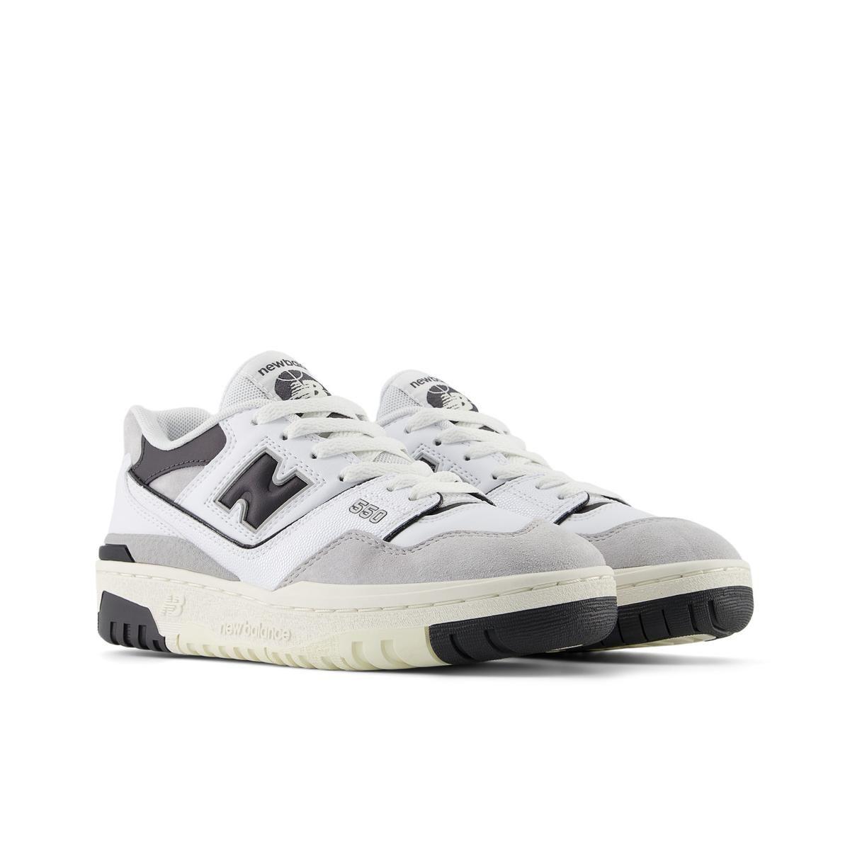 Zapatillas Urbanas Niño  New Balance 550 Blanca/Negro-3