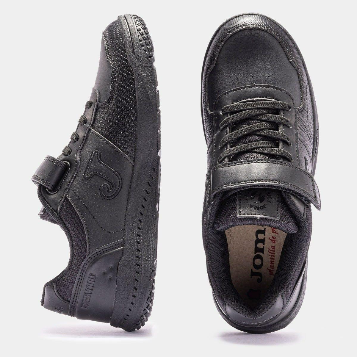 Zapatillas Escolares Unisex Joma W.Harvard Jr Negra-2