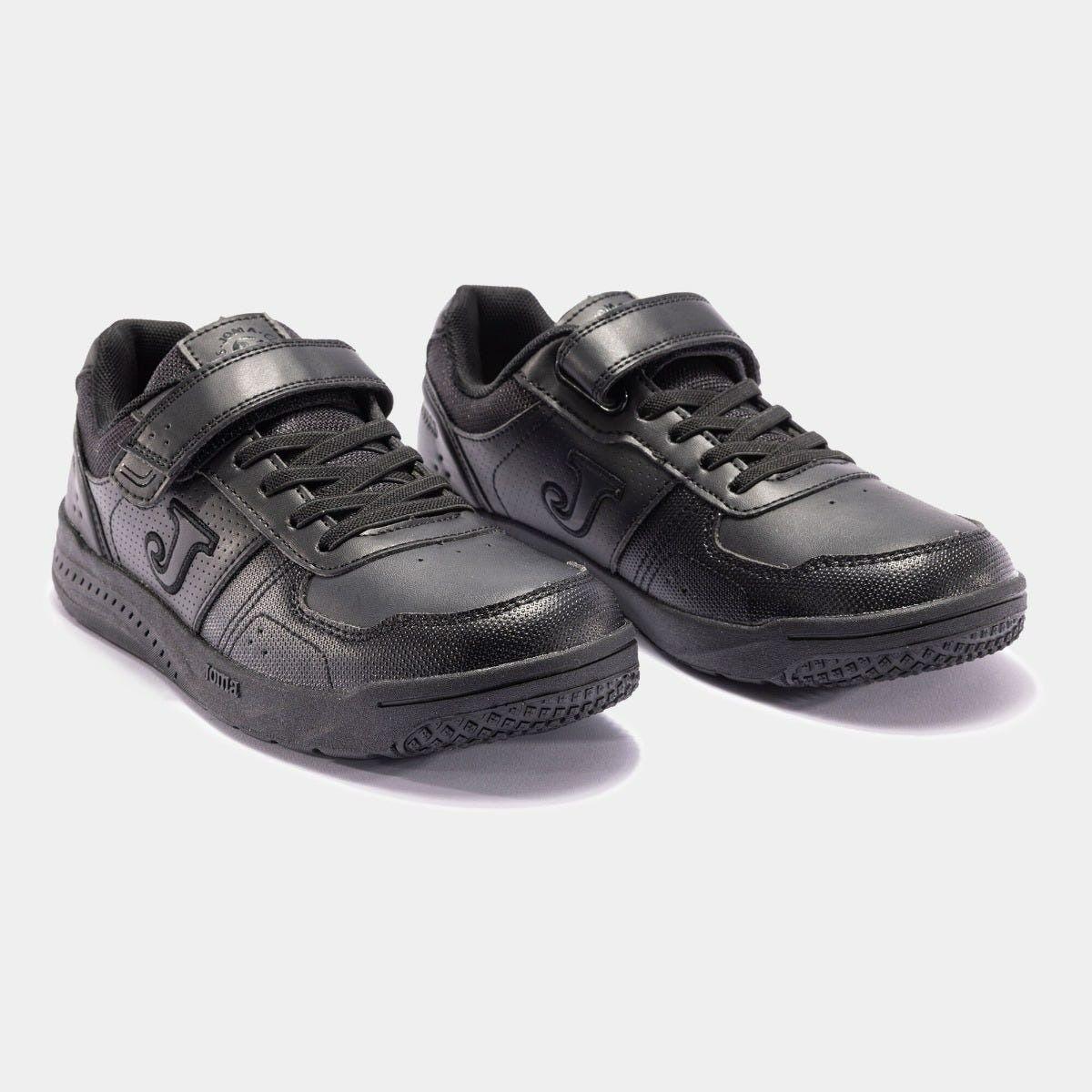 Zapatillas Escolares Unisex Joma W.Harvard Jr Negra-4