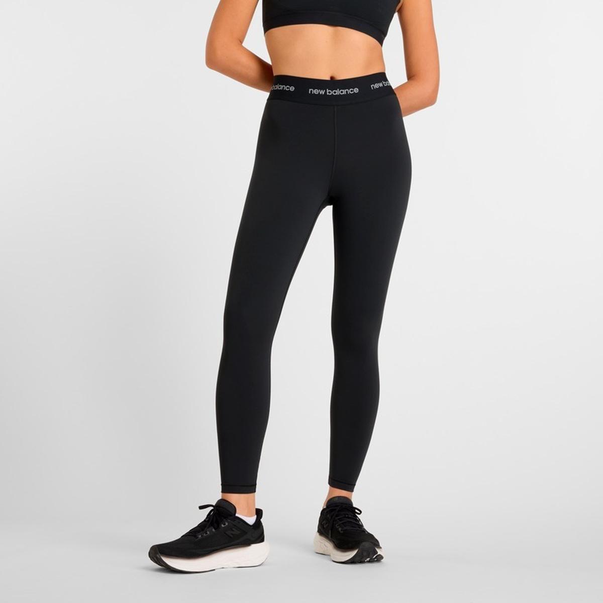 Calza Larga Entrenamiento Mujer New Balance Negra-3