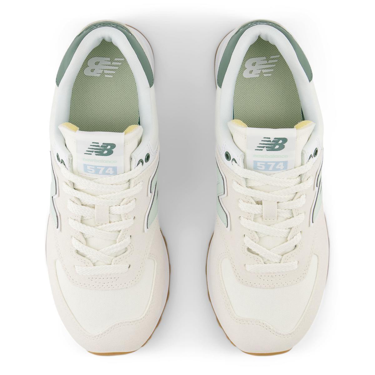 Zapatillas Urbana Mujer New Balance 574 Blanca/Beige-2