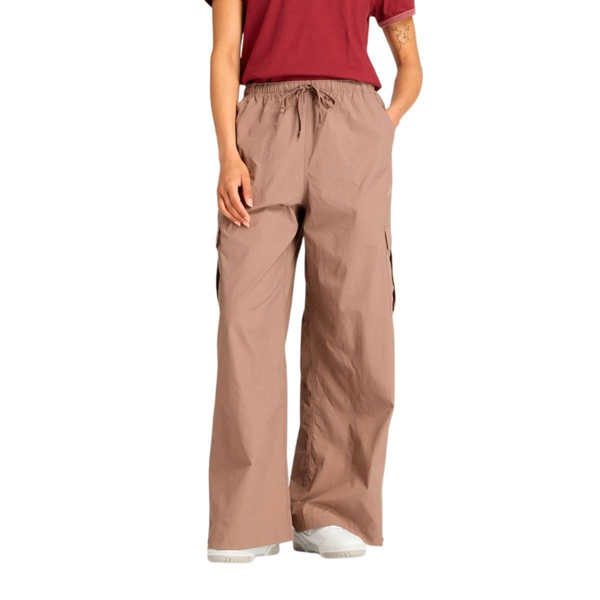 Pantalón Lifestyle Mujer New Balance Woven Cargo Café-0