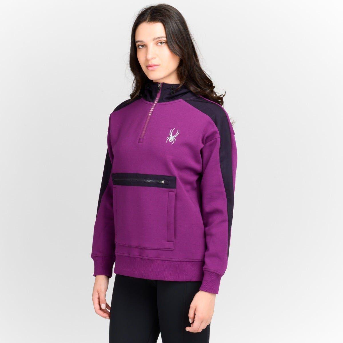 Polerón Entrenamiento Mujer Spyder Sport Nordic Morado-1