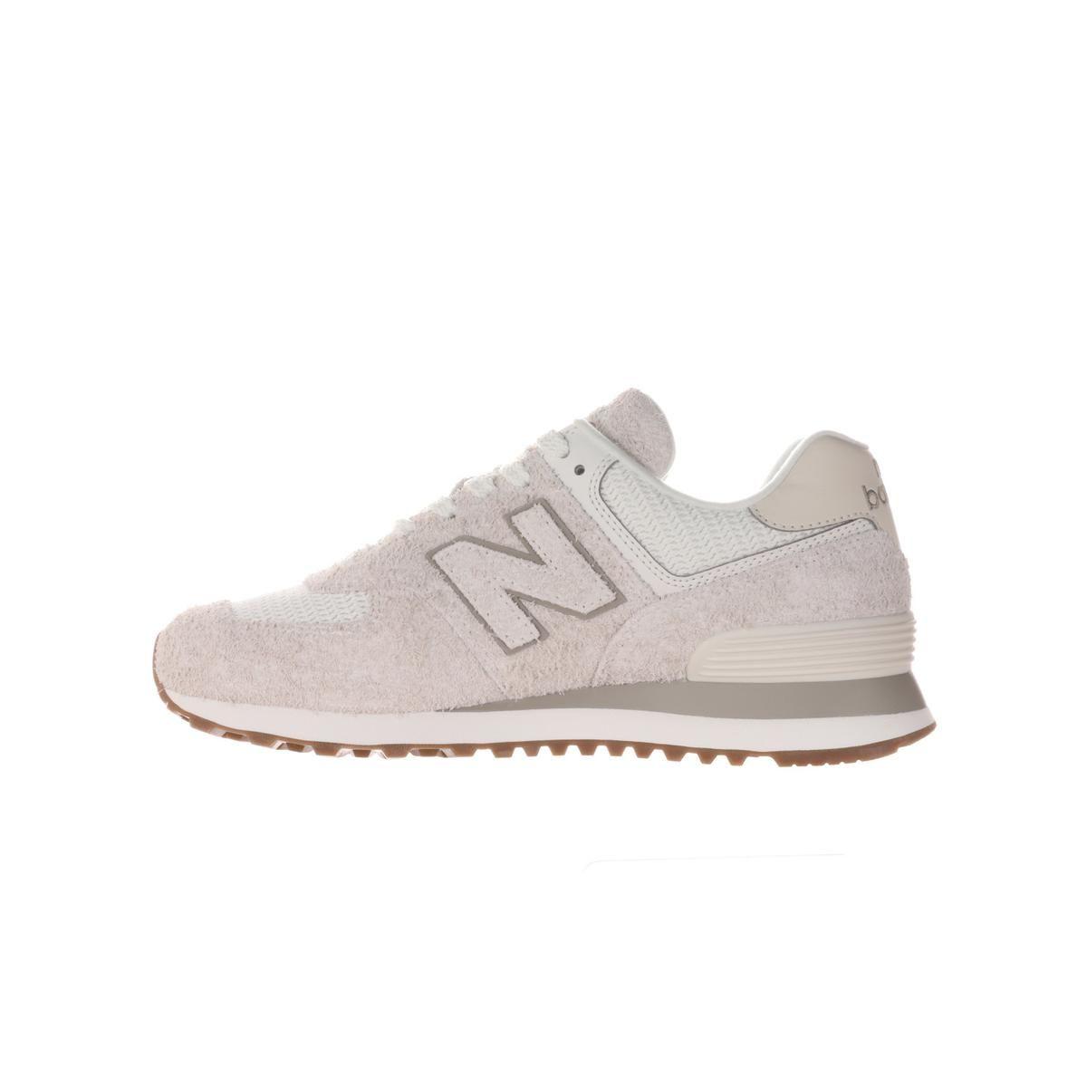 Zapatillas Urbanas Mujer New Balance 574 Blanca-1