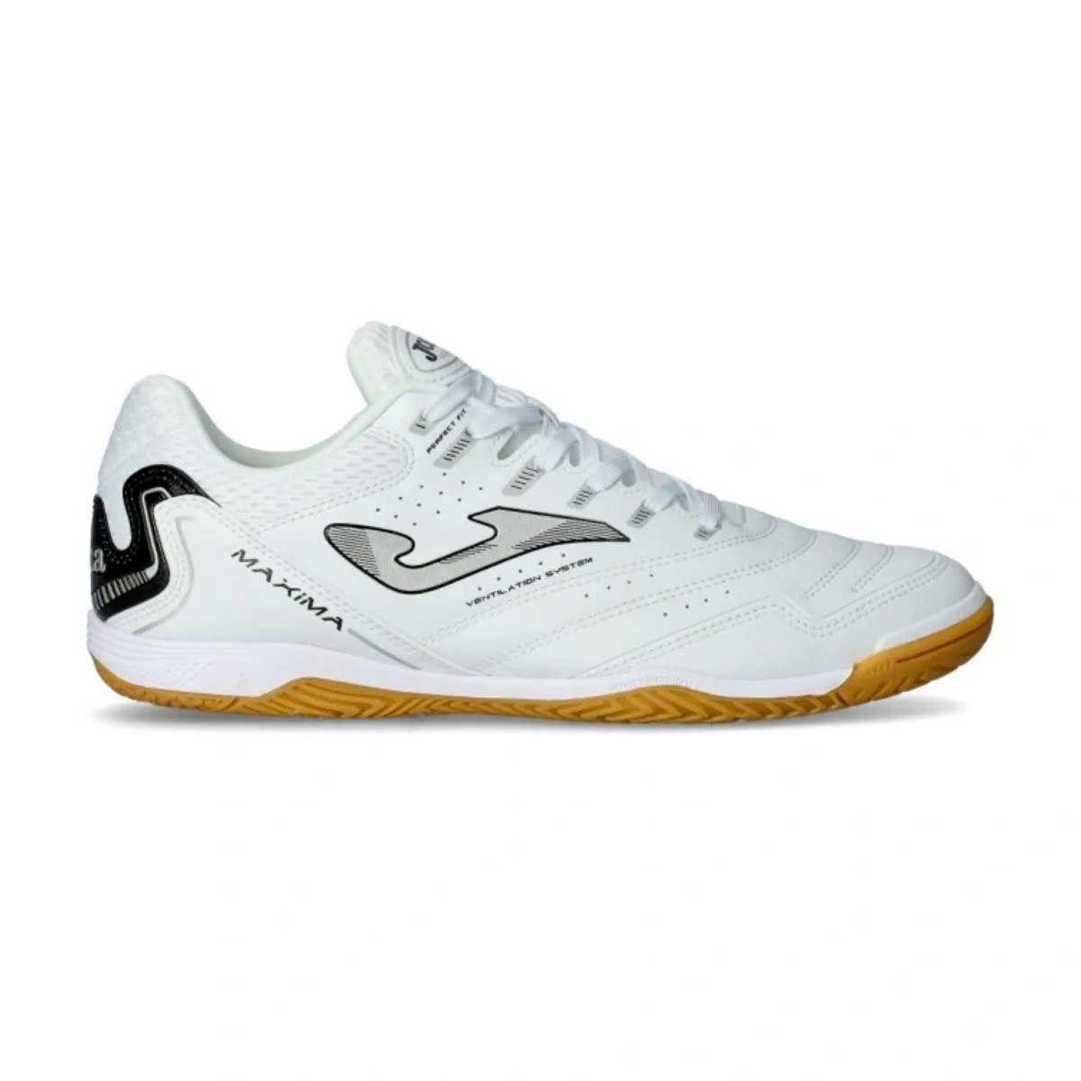 Zapatillas Futsal Hombre Joma Maxima 2622 Blancas-0