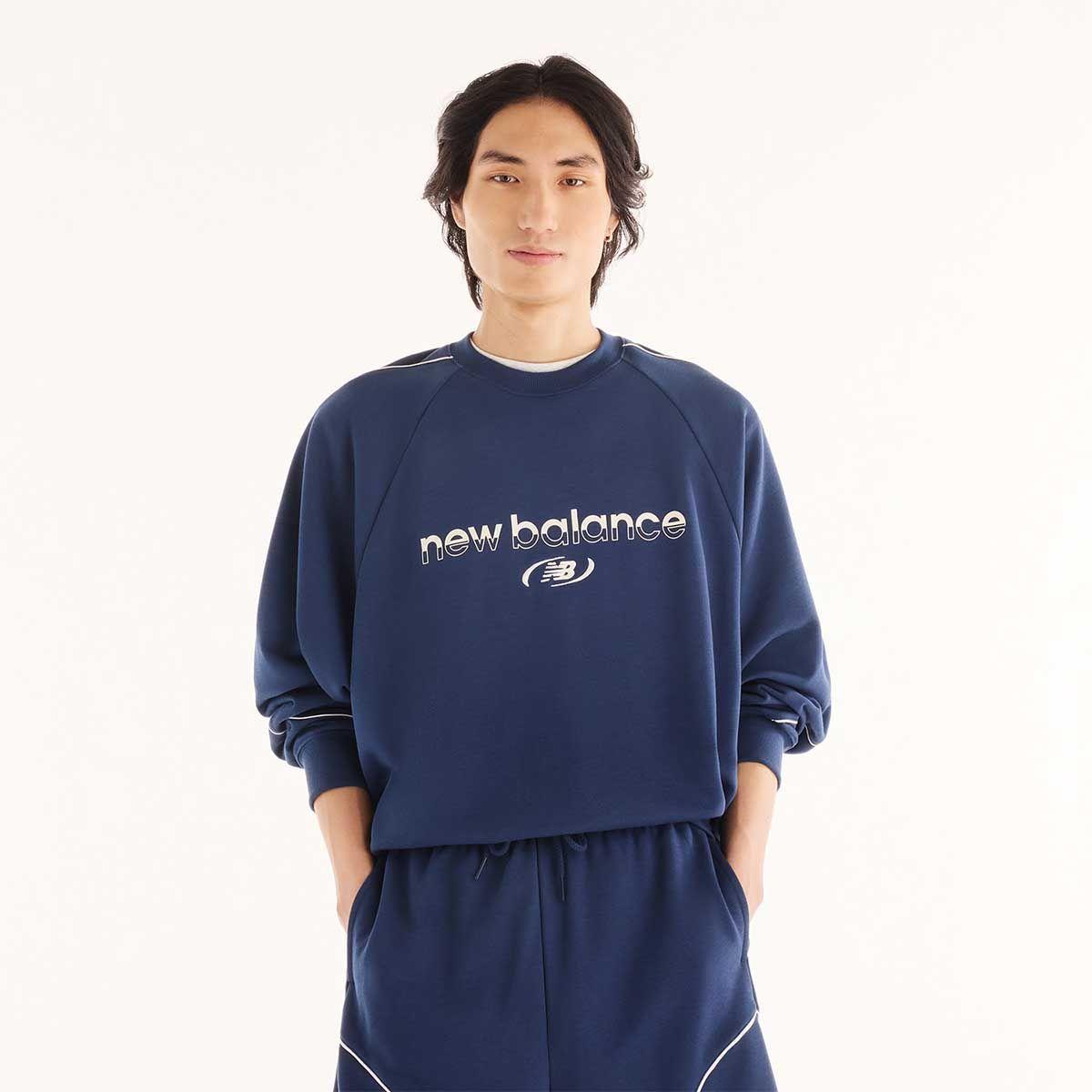 Polerón Lifestyle Hombre New Balance Trackside French Azul-1