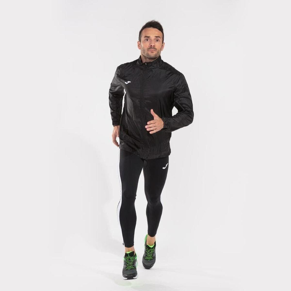 Cortavientos Deportivo Hombre Joma Elite VII Negro-2