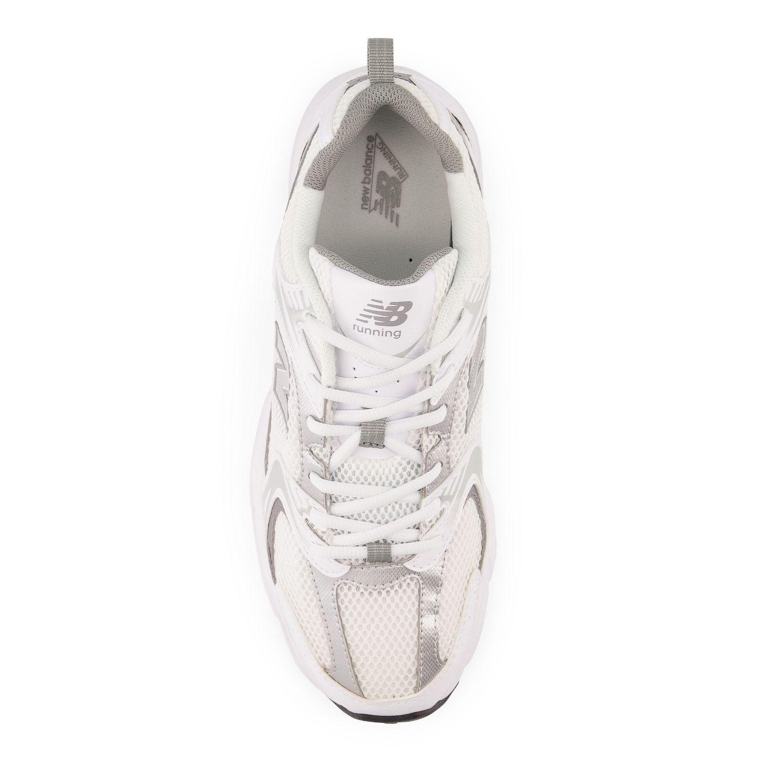 Zapatillas Urbanas Unisex New Balance 530 Blanca/plata-2