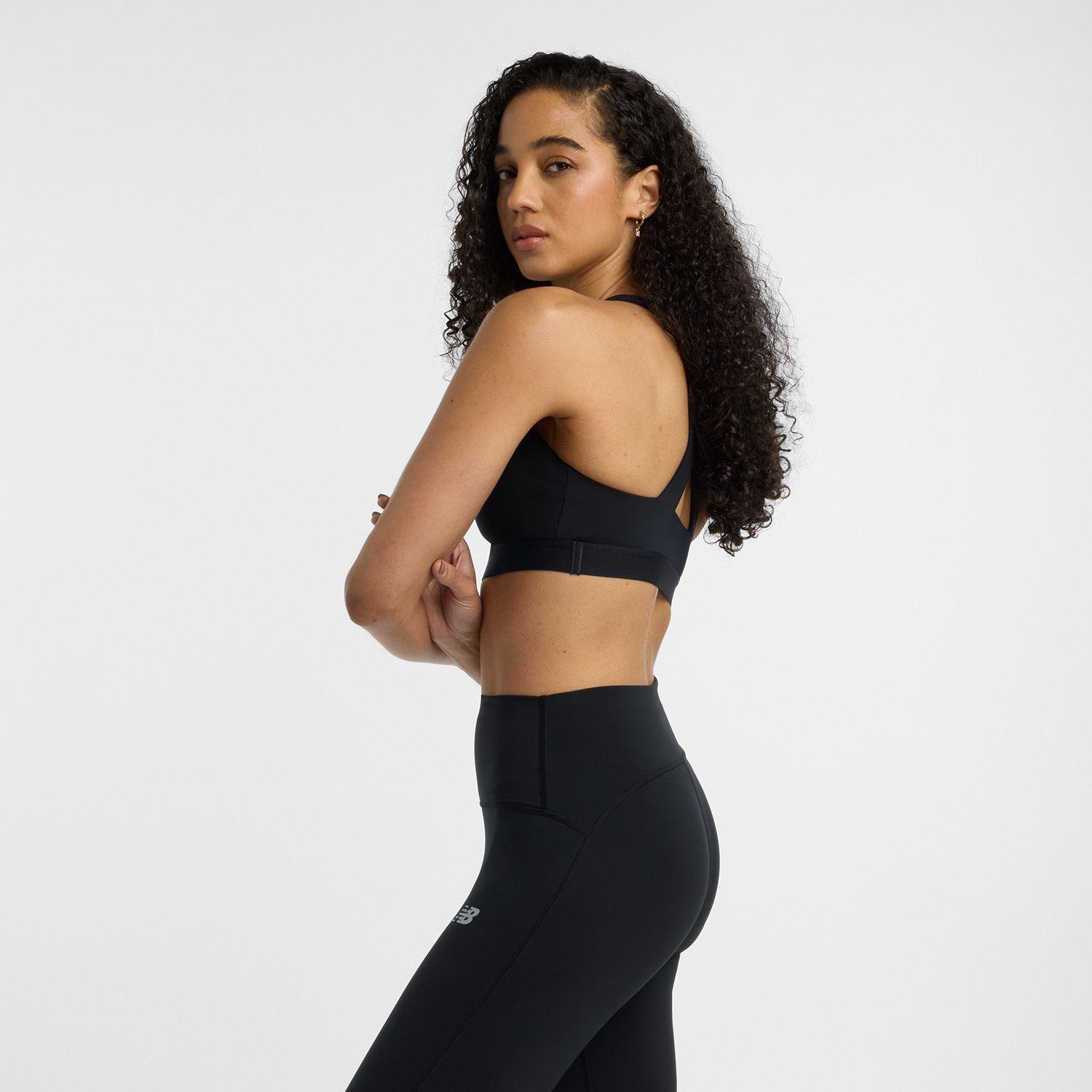 Peto Running Mujer New Balance Essential Train Bra Negro-3