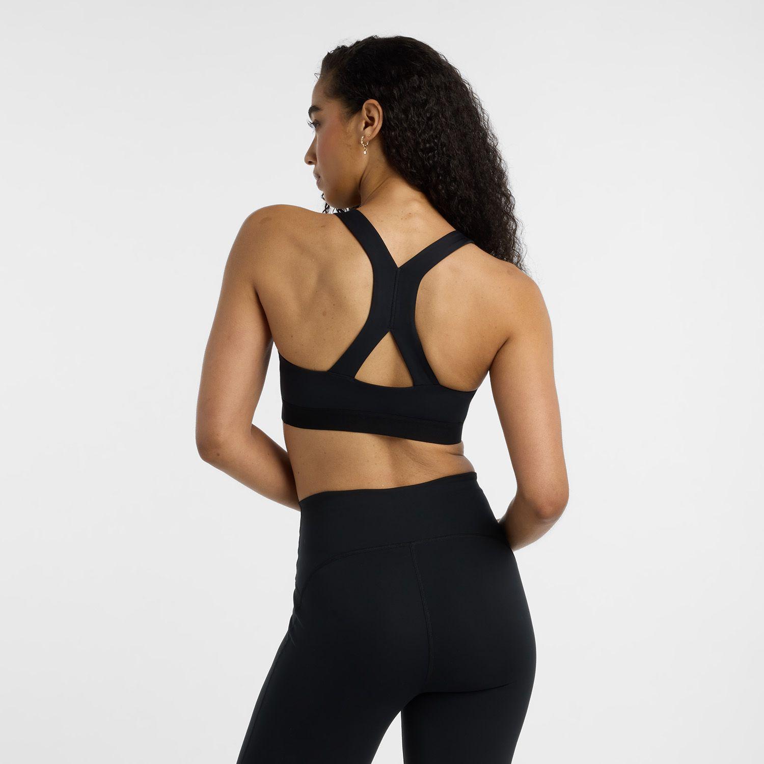 Peto Running Mujer New Balance Essential Train Bra Negro-4
