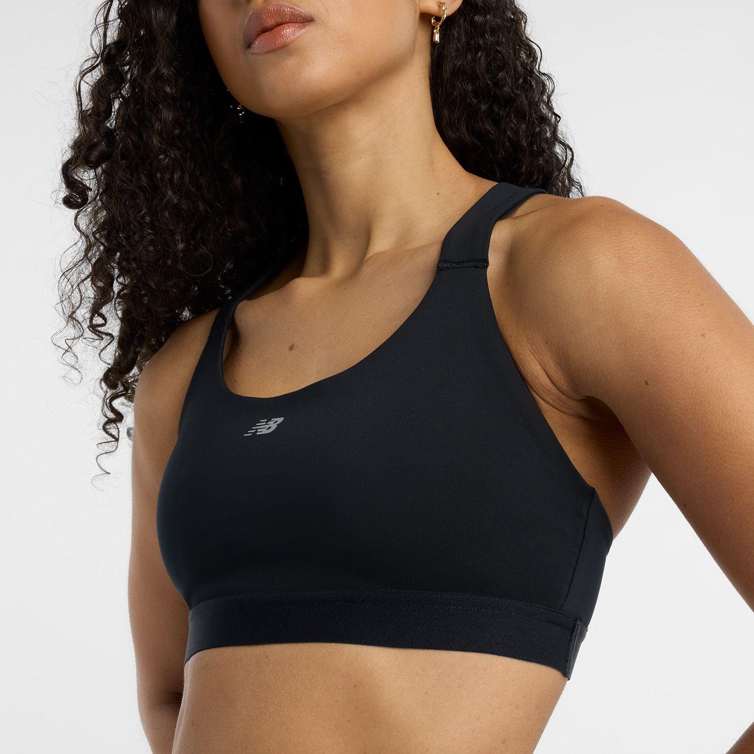 Peto Running Mujer New Balance Essential Train Bra Negro-5