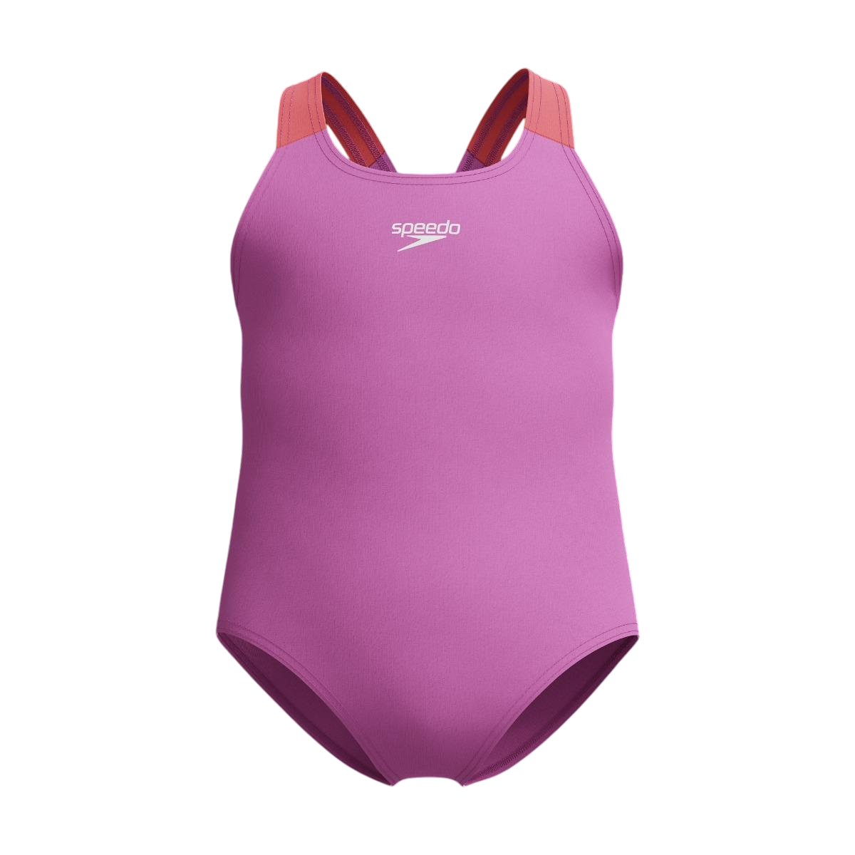 Traje de Baño Natación Niña Speedo Learn to Swim Púrpura-1