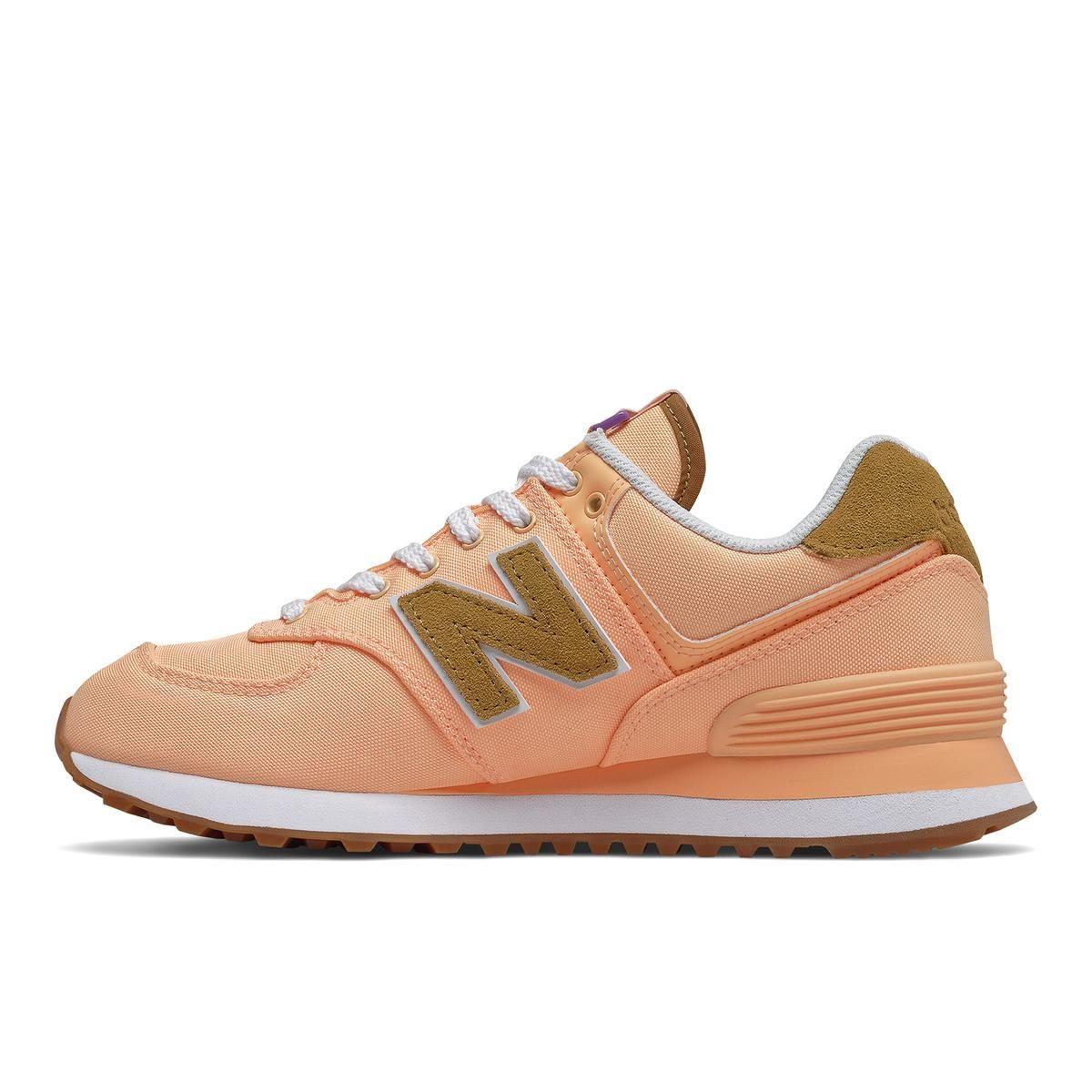 Zapatillas Urbanas Mujer New Balance 574 Naranjo-1