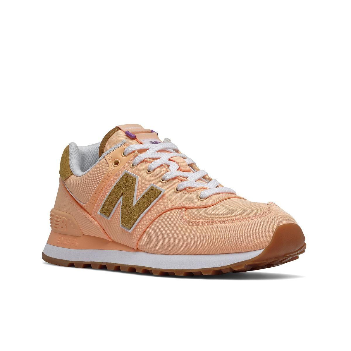 Zapatillas Urbanas Mujer New Balance 574 Naranjo-3