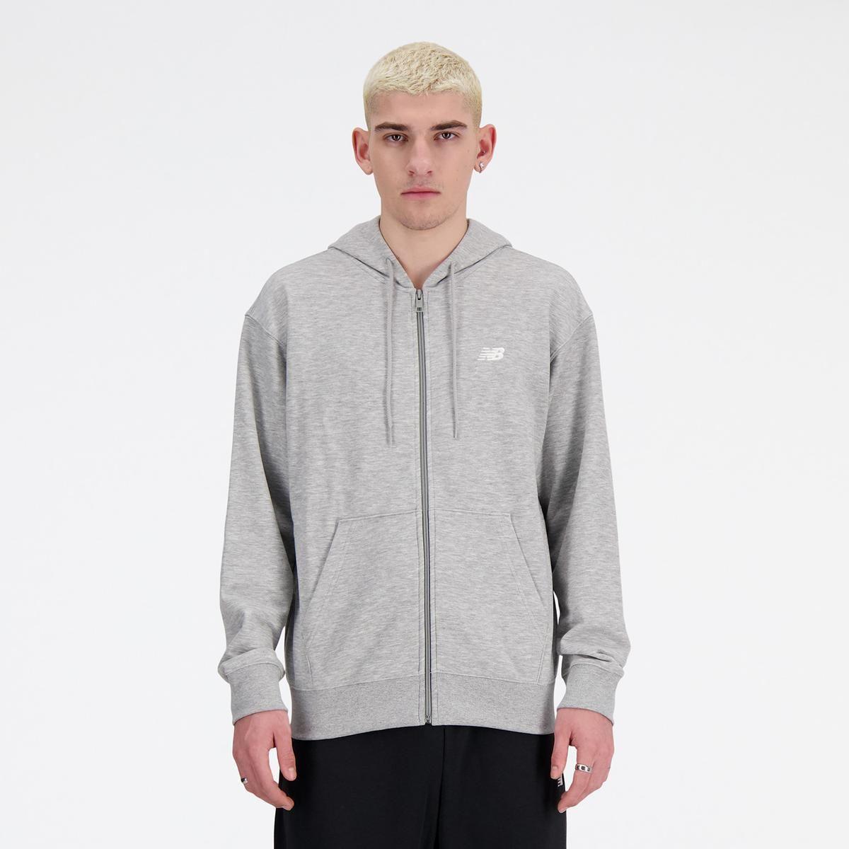 Polerón Lifestyle Hombre New Balance Sport Essentials Gris-0