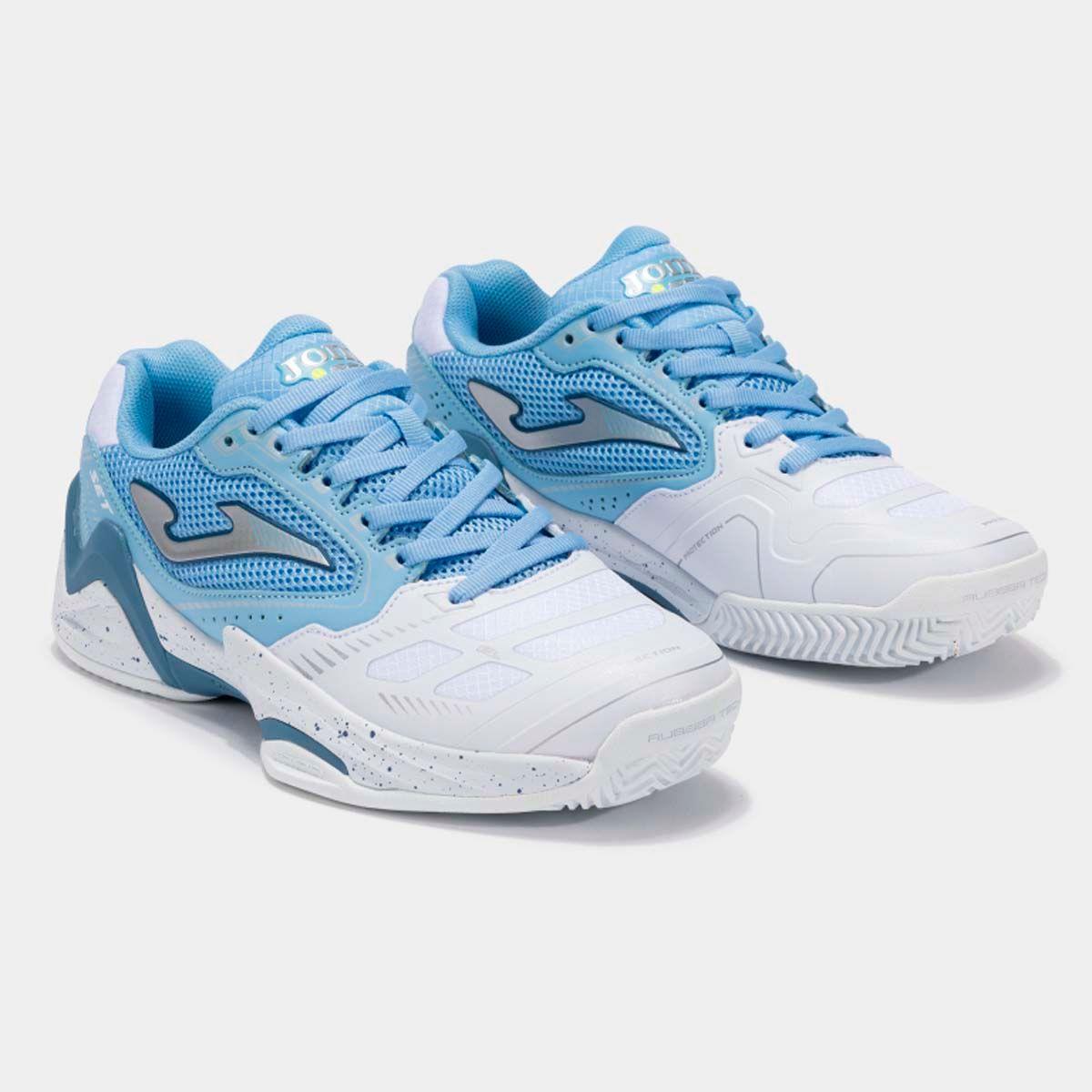 Zapatillas Pádel Mujer Joma Sportech Celestes-2