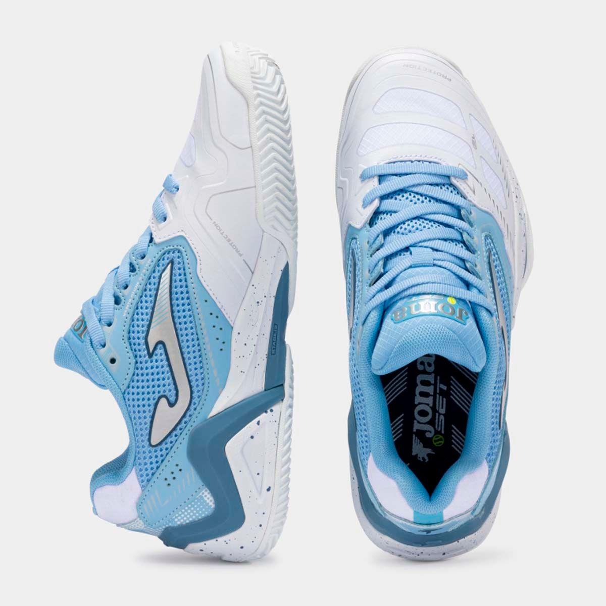 Zapatillas Pádel Mujer Joma Sportech Celestes-3